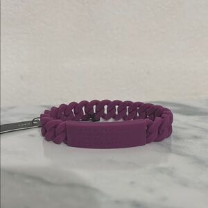- NWT Marc by Marc  Jacobs Deep Purple Silicone Bracelet